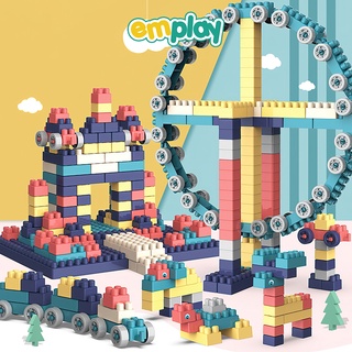 Đồ chơi lắp ráp xếp hình khối lego bằng nhựa kích thích khả năng sáng tạo cho bé cao cấp Emplay