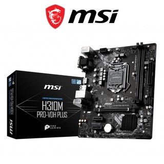 Bo mạch chủ MSI H310M PRO-VDH Plus Socket LGA 1151 DDR4 2666 MHz VGA onboard