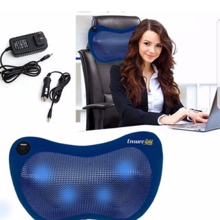 Máy Gối massage vai cổ gáy hồng ngoại cao cấp 8 bi mát xa toàn thân, hàng chất lượng giá rẻ giật mình