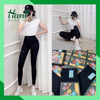 Quần legging trơn kèm hộp co dãn 4 chiều, quần legging siêu tôn dáng