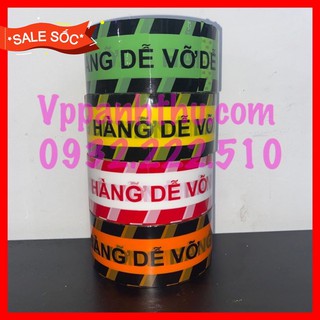 CUỘN BĂNG KEO IN CHỮ DỄ VỠ ( 5F x 100yard)