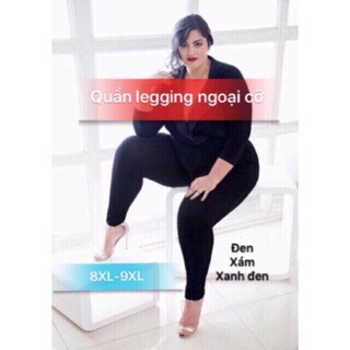 Quần legging nâng mông size bự 80-99kg