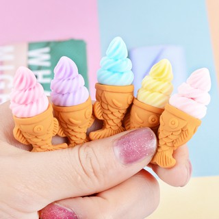Que kem cá phụ kiện trang trí charm slime