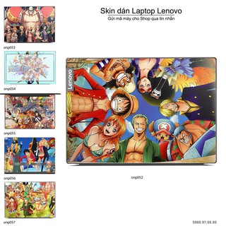 Skin dán Laptop Lenovo in hình Vua hải tặc (inbox mã máy cho Shop)