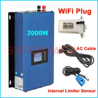 [Mã 44ELSALE1 giảm 5% đơn 3TR] Bộ hòa lưới bám tải Sun 2000W 45V-90V - Wifi Plug - SUN-2000GTIL2-LCD+Wifi Plug