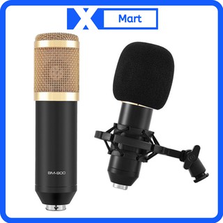 Micro thu âm livestream karaoke chuyên nghiệp BM900 chính hãng lọc âm tốt