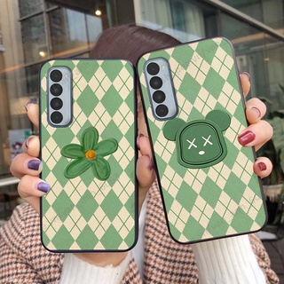 Ốp lưng Oppo Reno4 / Reno4 Pro / Reno 4 in hình hoa, gấu rich bear nghệ thuật, thời trang