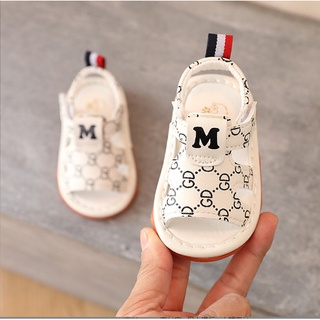Mới 2022_sandal tập đi cho bé trai siêu nhẹ êm mềm có kèn kêu cho bé từ 0 đến 2 tuổi