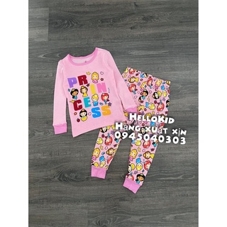 Bộ PJ cotton mềm CÔNG CHÚA cho bé