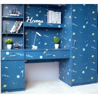 [FREE SHIP] GIẤY DÁN TƯỜNG VŨ TRỤ KHỔ RỘNG 45cm có keo sẵn