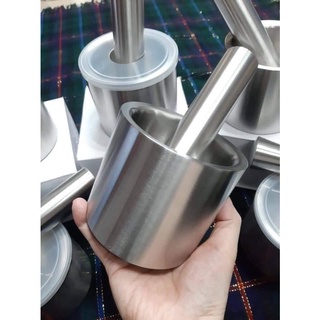 Bộ chày cối inox, cầm nặng tay, dùng siêu thích