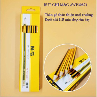 Mua 10 Tặng 2 Bút chì gỗ có tẩy 2B/HB tiện lợi cho văn phòng/học sinh