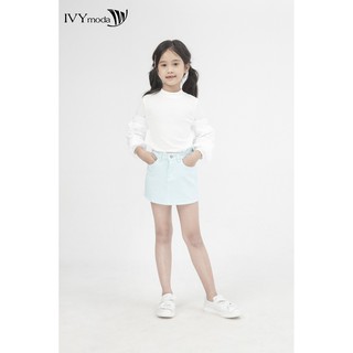 [NHẬP WABRTL5 GIẢM 10% TỐI ĐA 50K ĐH 250K ]Chân váy bò chữ A bé gái IVY moda MS 32G0761