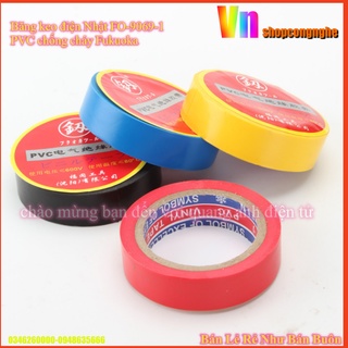 Băng keo điện Nhật FO-9069-1 PVC chống cháy Fukuoka