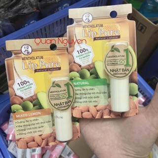 [ Phiên Bản Mới 2020] Son dưỡng môi - Lip Pure Hương Trái Cây