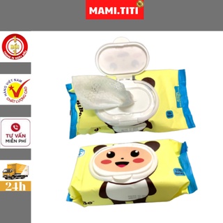 Khăn giấy ướt BIBO bịch 100 tờ ( CHÍNH HÃNG ) không mùi - MAMI.TITI