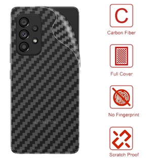 Miếng Dán Mặt Sau Điện Thoại Bằng Sợi Carbon 3d Cho Samsung ss Galaxy A54 A34 A24 A04s A04E A04 A03 A03s A14 A13 A23 A33 A53 A73 M23 M33 5G 4G 2023