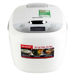[Mã ELMALL10 giảm 10% đơn 500K] Nồi Cơm Điện Tử Sharp KS-COM186EV-GL - (1.8L) Hàng Chính Hãng