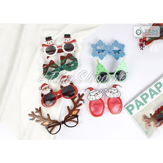 [NHIỀU KIỂU - ĐƯỢC CHỌN MẪU] Mắt kính Noel nhiều kiểu ngộ nghĩnh X-MK-01