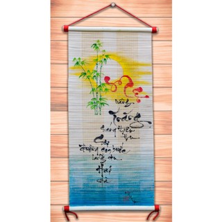 Mành thư pháp vẽ tay về Mẹ