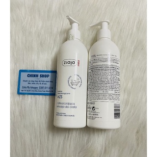 Nhũ tương  Ziaja med 400ml dưỡng da toàn thân