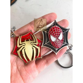 Móc khoá Marvel logo Spiderman xoay mượt