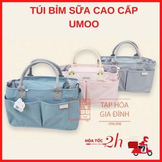 Túi xách bỉm sữa umoo chính hãng cao cấp cho mẹ bé