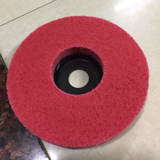 Nỉ đỏ đánh bóng inox