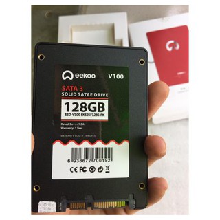Ổ cứng SSD 128Gb EEKOO Sata III, 6 Gb/s, 2"5 Inch - Màu Đen - Công nghệ 3D MLC NAND - Hàng Chính Hãng