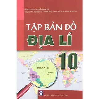 Sách - Tập bản đồ địa lí 10 (In màu)