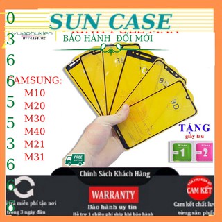 Cường lực SAMSUNG M10,M20,M30,M40,M21,M31 Tặng kèm giấy lau kính khô và ướt TAIYOSHOP1