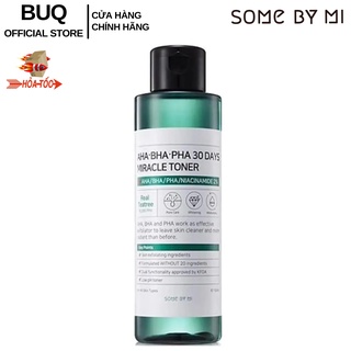 Nước Hoa Hồng SOME BY MI Giảm Và Ngăn Ngừa Mụn Some By Mi AHA-BHA-PHA 30 Days Miracle Toner 150ml