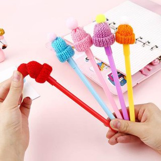 bút mũ len D266 bút cute bút dễ thương bút  viết gel
