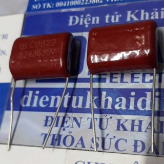 10 CON Tụ CBB22 CBB, tụ kẹo 824J 630V, lớn (10 tụ) KDE1756