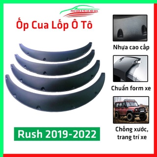 Bộ ốp cua lốp xe ô tô Rush 2019-2022 trang trí bảo vệ lốp xe