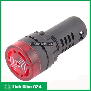 Đèn Báo Nguồn Có Còi AD16-22SM 24VDC