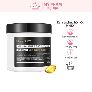 Kem Ủ Tóc Pinky Pinky Dưỡng Và Phục Hồi Tóc Hư Tổn Xơ Rối Gãy Rụng, Giúp Tóc Mềm Mượt, Óng Ả