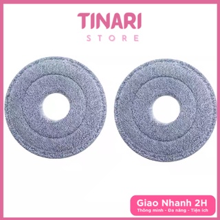 [Đồ Gia Dụng] Bông Lau Nhà Tròn Xoay 360 SM-31, Miếng Vải Thay Cây Lau Nhà Chính Hãng INOCHI