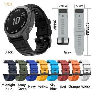 Dây Đeo Đồng Hồ Bằng Silicone 22mm Cho Gar-min Fenix6/5/5Plus/Forerunner 935