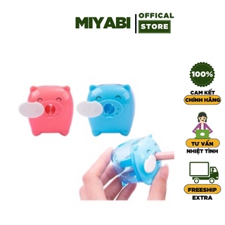 Gọt bút chì Deli 0557 cute hình con lợn đáng yêu - Gọt bút chì mini cao cấp - MIYABI STORE