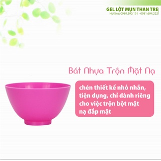 Bát nhựa trộn mặt nạ, bát trộn mask chăm sóc da mặt chuyên dùng trong spa