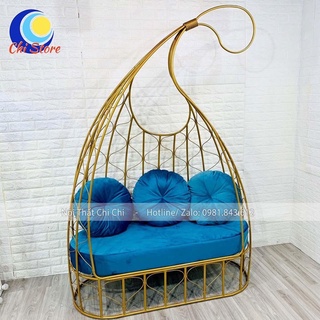 Ghế Thắt Nút Nơ Trang Trí Phòng Khách, Trang Trí Shop Sành Điệu Sơn Tĩnh Điện