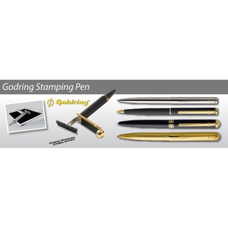 Bút bi  ký tên cao cấp có dấu tên Goldring (2 dòng tên)