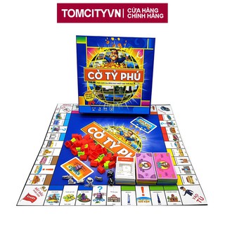 Cờ Tỷ Phú Việt Nam - Trò chơi gia đình rèn luyện tư duy tài chính hay nhất mọi thời đại (hộp to cứng)