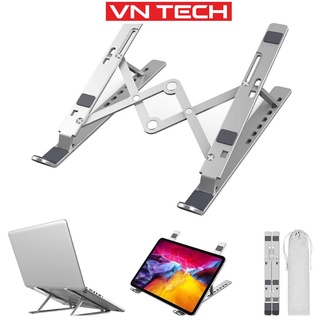 Giá Đỡ Laptop, Macbook, Kệ Đỡ Máy Tính N3 Bằng Nhôm Gấp Gọn Cao Cấp. Hỗ Trợ Tản Nhiệt Chống Mỏi Cổ, Vai, Gáy Làm Việc.