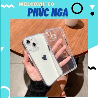 Ốp lưng cạnh vuông chống ố vàng và vân tay Iphone 6 plus/6s plus/7 plus/8 plus/X/Xs/Xs max/11/11 pro max