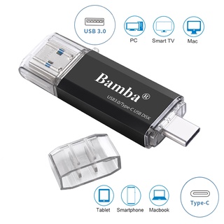 USB Bamba cao cấp 2 đầu - 1 đầu USB 3.0 và 1 đầu USB-C dung lượng từ 32GB đến 128GB