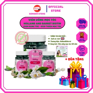 Viên Uống Mọc Tóc Holland &amp; Barrett Biotin, Giảm Rụng Tóc, Kích Mọc Tóc Hiệu Qủa An Toàn - Lọ 120 viên [ Auth ]
