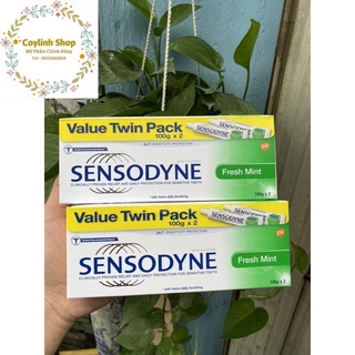Kem Đánh Răng SENSODYNE Fresh Mint 100g ( hộp 2 tuýt )