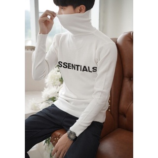 Áo Len Nam nữ cổ lọ dài tay thời trang cao cấp in hình ESSENTIALS phong cách TILAA FASHION AL01